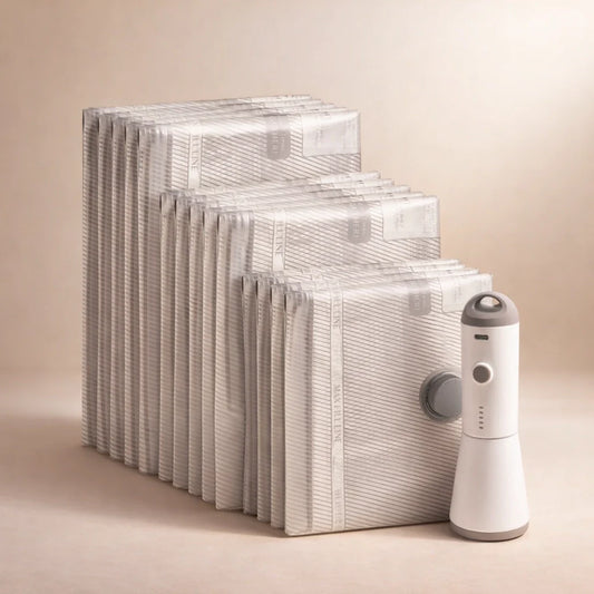 Set de viaje PRO de bomba de vacío para almacenamiento al vacío